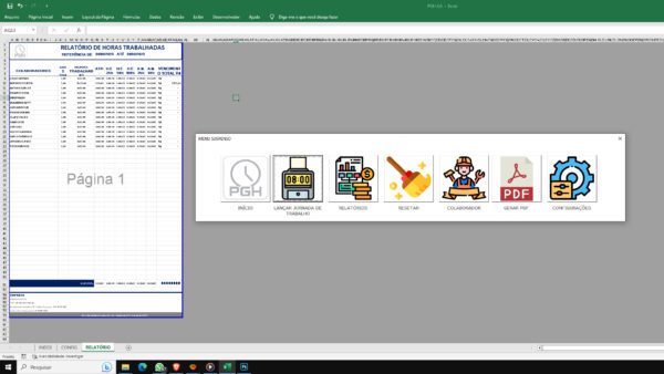 Central das planilhas - PGH